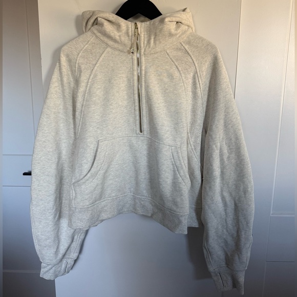 lululemon athletica Tops - Rare Lululemon Scuba Oversized Half-Zip Hoodie Size XL/XXL